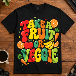 Ernährungszitat Iss ein Obst oder Gemüse Gesundhei T-Shirt