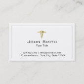 Ernennung der Ärzte Beruflich Terminkarte (Vorderseite)