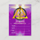 ERNENNUNG DER ASCLEPIUS-ZAHNERNENNUNG TERMINKARTE (Rückseite)