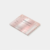 Ernennung der Haare-Sternenflotte nach dem Ende de Post-it Klebezettel (angewinkelt)