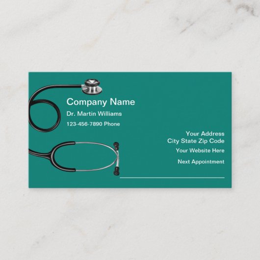 Ernennung des Arztes Visitenkarte (Vorderseite)