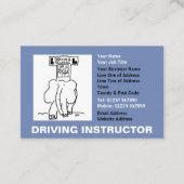 Ernennung des Fahrlehrers Visitenkarte (Vorderseite)