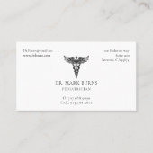 Ernennung des Pädiaters Doctor Caduceus und Visitenkarte (Vorderseite)