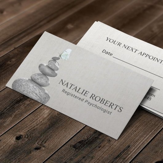 Ernennung des Psychologen-Counselors für die Stein Terminkarte