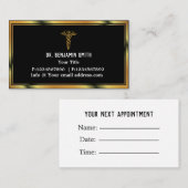 Ernennung einer beruflichen eleganten medizinische terminkarte (Vorne/Hinten)