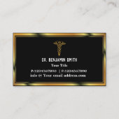 Ernennung einer beruflichen eleganten medizinische terminkarte (Vorderseite)