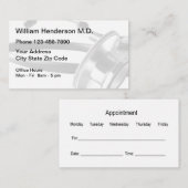 Ernennung eines Arztes Visitenkarte (Vorne/Hinten)