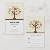 Ernennung eines Physiotherapeuten - Elegante Natur Terminkarte (Vorne/Hinten)