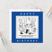 Ernennung eines verspäteten Arztes - Patient besse Karte (Vorderseite/Rückseite Beispiel)