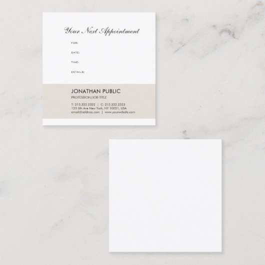 Ernennung Erinnerung Doktor Zahnarzt Therapeutin C Terminkarte (Vorne/Hinten)