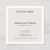 Ernennung Erinnerung Elegantes Design Schlicht Tre Terminkarte (Rückseite)