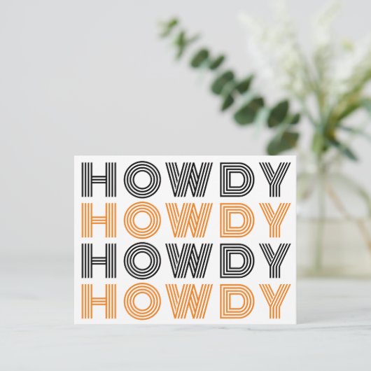 Ernennung Postkarte (Stehend Vorderseite)