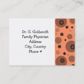 Ernennung von Ärzten Terminkarte (Rückseite)