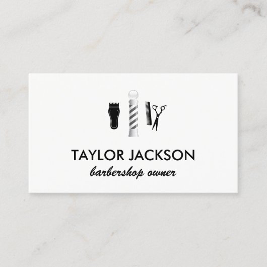 Ernennung von Barber Pole Terminkarte (Vorderseite)