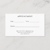 Ernennung von Burgund und Marine Terminkarte (Rückseite)