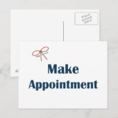 Ernennung von Erinnerungen Postkarte (Vorne/Hinten)