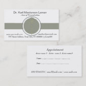 Ernennung von Gesundheitsärzten Terminkarte (Vorne/Hinten)