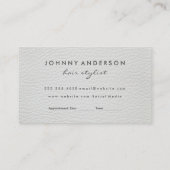 Ernennung von Golden Bar Leather Terminkarte (Rückseite)