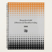 Ernennung von Gray Orange Black Company Planer (Vorderseite)