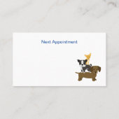 Ernennung von Hunden Visitenkarte (Rückseite)