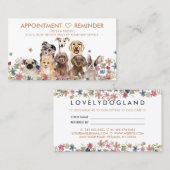 Ernennung von Hunden Visitenkarte (Vorne/Hinten)