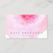 Ernennung von Rosa Floral Terminkarte (Vorderseite)