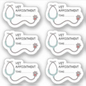 Ernennung von Tierärzten Gesundheit Erinnerung Buj Aufkleber (Vorderseite)