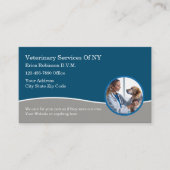 Ernennung von Tierärzten Visitenkarte (Vorderseite)