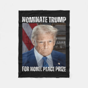Ernennung von Trump zum Friedensnobelpreis Fleecedecke