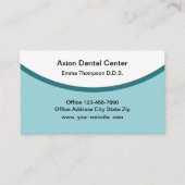 Ernennung von Zahnärzten für moderne Büros Terminkarte (Vorderseite)
