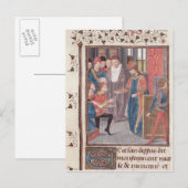 Ernennung von zwei Rittern Postkarte (Vorne/Hinten)