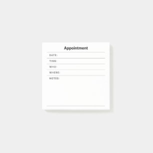 Ernennungshinweise Post-it Klebezettel