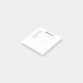 Ernennungshinweise Post-it Klebezettel (angewinkelt)