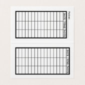 Ernennungskarte für Dermatologen Visitenkarten (Innenseite Aufgefaltet)