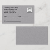 Ernennungskarten für Logos von dicken Qualitätsste Terminkarte (Vorne/Hinten)