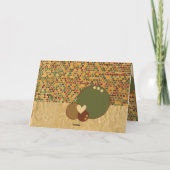 Ernest Blessings Dankeskarte (Rückseite)