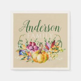 Ernest Bouquet Familienname Fall Serviette