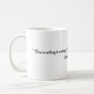 Ernest Hemingway Zitat Kaffeetasse