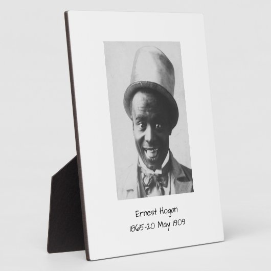 Ernest Hogan Fotoplatte (Seite)