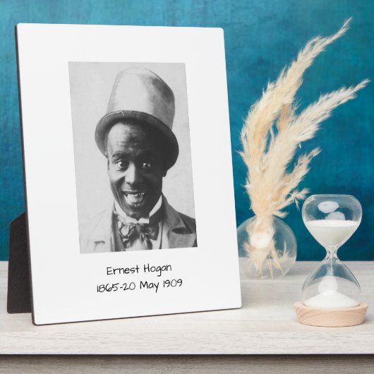 Ernest Hogan Fotoplatte (Seite)