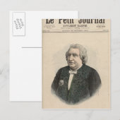 Ernest Renan Postkarte (Vorne/Hinten)