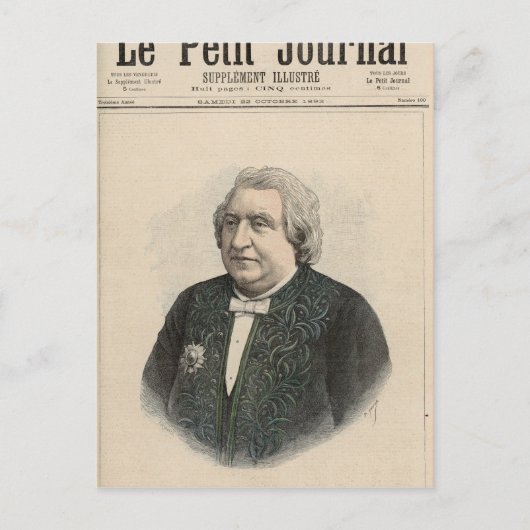 Ernest Renan Postkarte (Vorderseite)