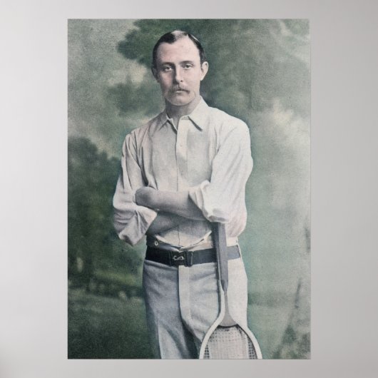 Ernest Renshaw - Tennis Player Poster (Vorne)