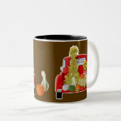 Ernest Sessings Little Red Truck Zweifarbige Tasse (VorderseiteRechts)