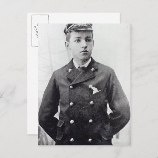 Ernest Shackleton Postkarte (Vorne/Hinten)