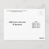 Ernest Shackleton und Crew Nimrod Antarktis Postkarte (Rückseite)