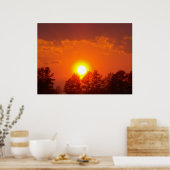 Ernest Sunset Poster (Küche)