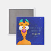 Ernest the Monster, magnet w/quote (Vorderseite/Rückseite)