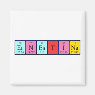 Ernestina Periodenmagnet Magnet