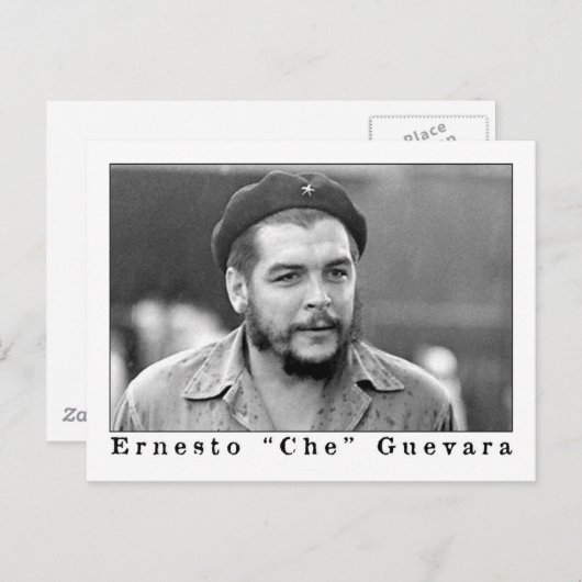 Ernesto Che Guevara Postkarte (Vorne/Hinten)